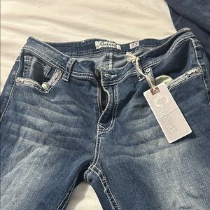 Oakley Women's Boot Cut Jeans - Deep Blue